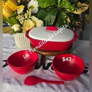 Tupperware set of 5pcs